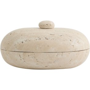 Nordal Sitra Vorratsglas H8 cm, Cremefarben