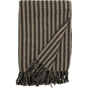 Nordal Nox Plaid 125x150 cm, Brun/Sort