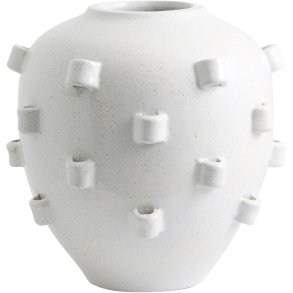 Nordal Nodus Vase H27,5 cm, R�hvid