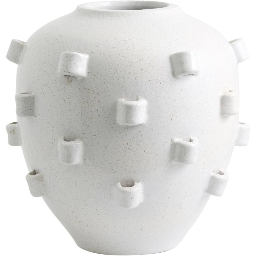 Nordal Nodus Vase H27,5 cm, R�hvid