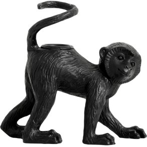 Nordal Palva Kerzenhalter H13,5 cm, Schwarz