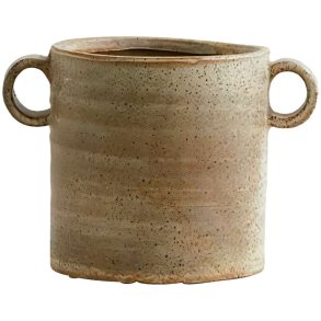Nordal Carota Opbevaringskrukke Ø13 cm, Sand