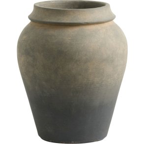 Nordal Miren Kr&auml;utertopf H25 cm, Schwarz/Braun