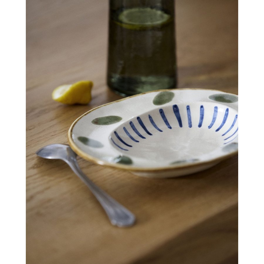 Nordal Atelier Forma Olea Teller 23,5 cm, Gemustert