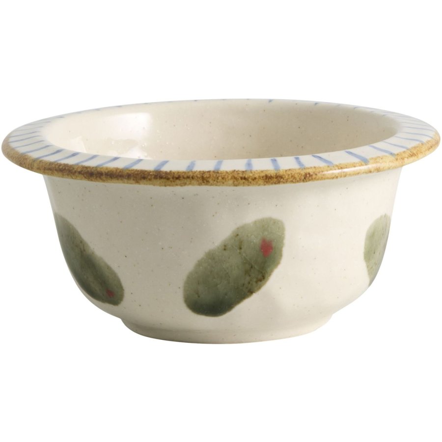 Nordal Atelier Forma Olea Sk�l �12,5 cm, Hvid/Bl�/Gr�n