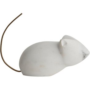 Nordal Jerry Mus 15 cm, Hvid