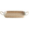 Nordal Mace Ofenfeste Schale 39,5 cm, Glas/Rattan