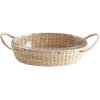 Nordal Mace Ofenfeste Schale 26 cm, Glas/Rattan