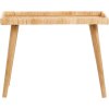 Nordal Riva Bord H55 cm, Fyrretr/Rattan
