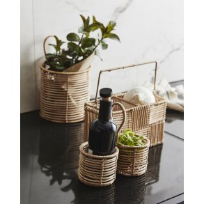 Nordal Zadar Fletkurv 24,5 cm, Rattan