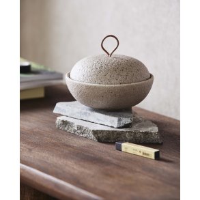 Nordal Sandy Opbevaringskrukke Ø11 cm, Sand