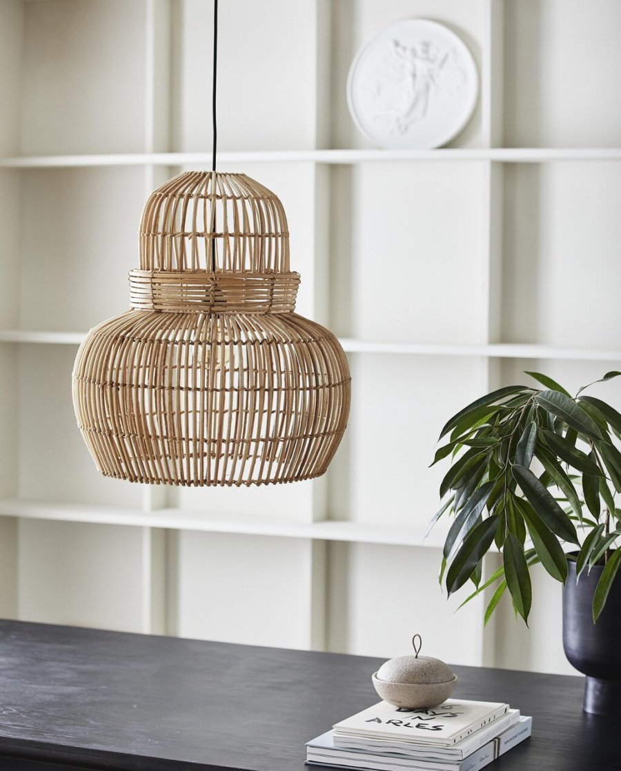 Nordal Budva Lampenschirm 50 cm, Rattan