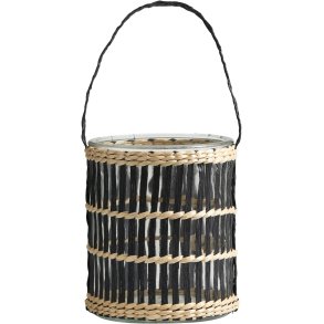 Nordal Lewis Lanterne H15 cm, Sort