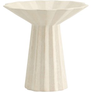 Nordal Minu Vase H18 cm, Cremefarben