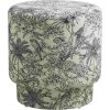 Nordal Lotora Puf �45 cm, Hvid/Sort