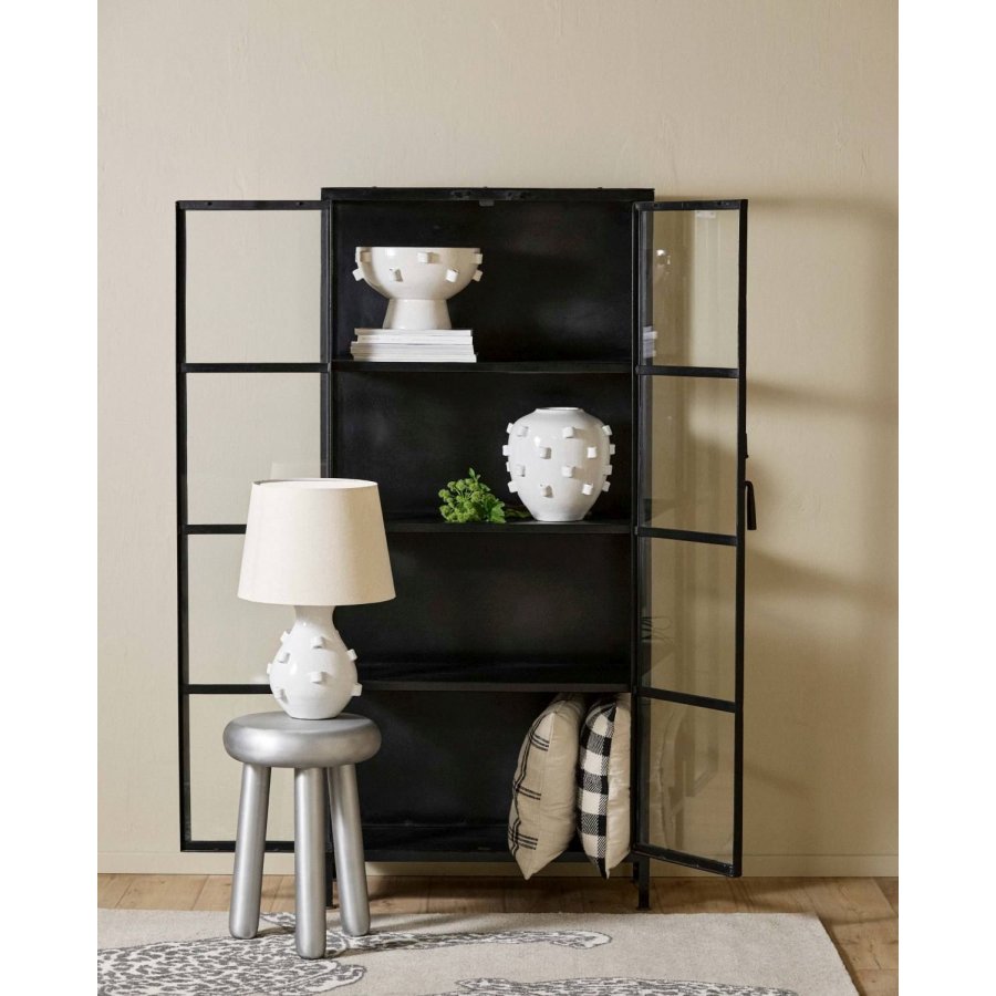 Nordal Luma Skammel H51 cm, B�rstet Aluminium
