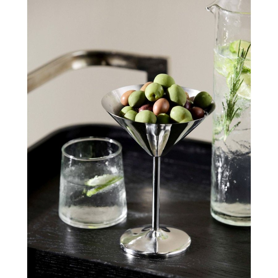 Nordal Lumera Cocktailglas 18 cl, Chroom Afwerking