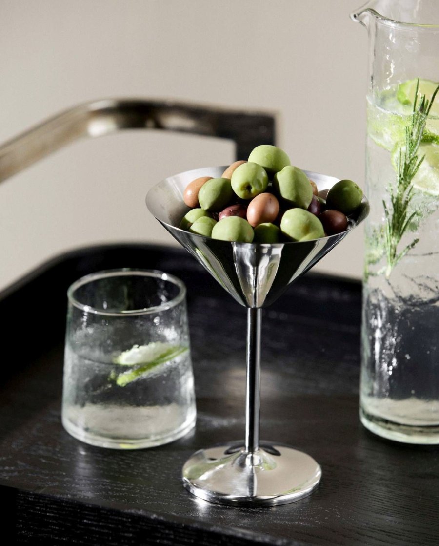 Nordal Lumera Cocktailglas 18 cl, Chroom Afwerking