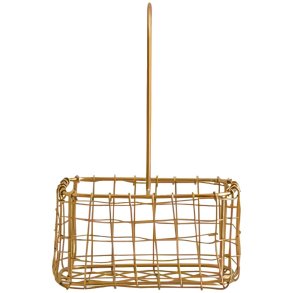 Nordal Naviti Opbevaringskurv 14,5 cm, Guld