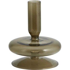 Nordal Eriska Kerzenhalter H12 cm, Rauchfarben