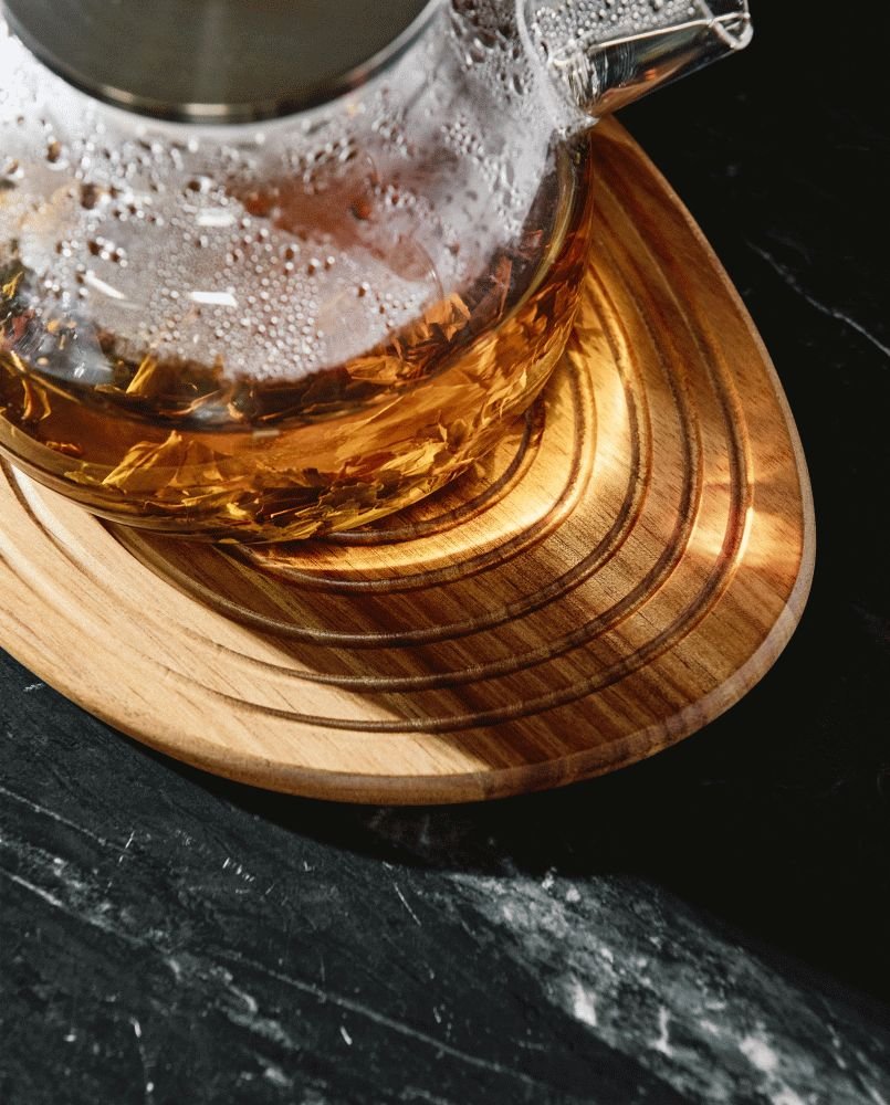 Nordal Enoki Topfuntersetzer 20×18cm, Akazie