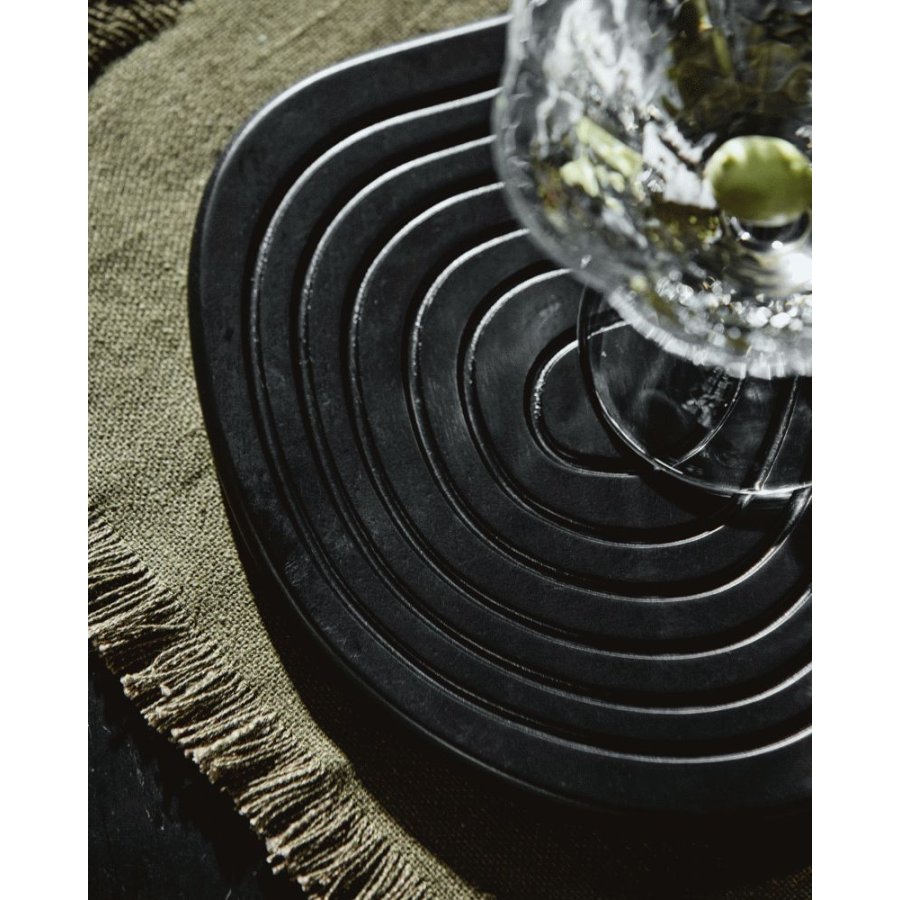 Nordal Enoki Topfuntersetzer 20×18cm, Schwarz