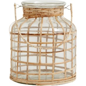 Nordal Bamboo Lanterne H21 cm, Bambus