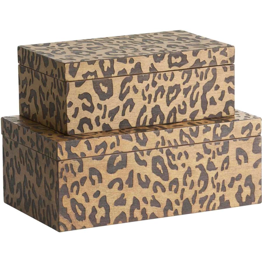 Nordal Leona Opbevarings�ske 2 stk, MDF
