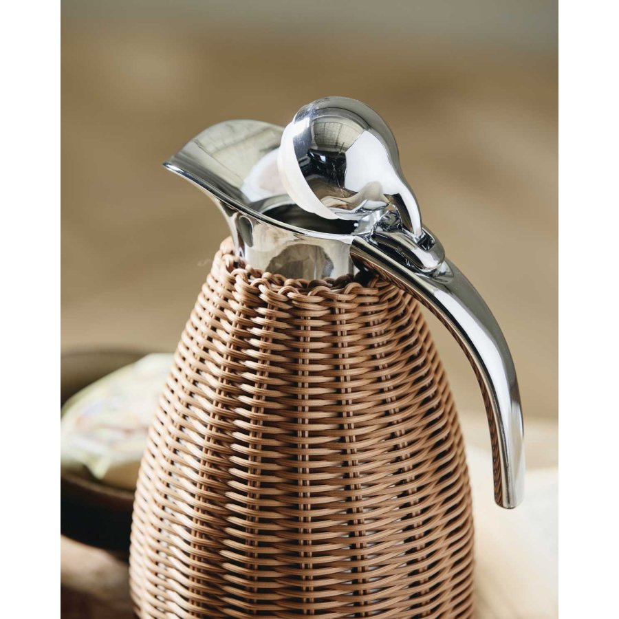 Nordal TINCAN Thermoskanne 1,4 L, Rattan