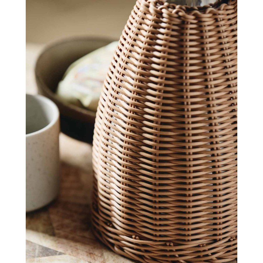 Nordal TINCAN Thermoskanne 1,4 L, Rattan
