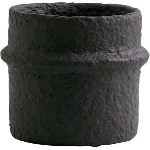 Nordal Rote Urtepotte no. 2 H12 cm, Sort