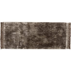 Nordal Noble Teppich 75x200 cm, Warmes Grau