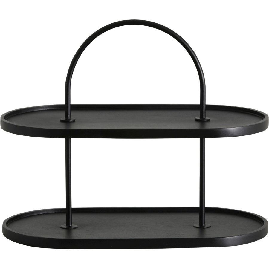 Nordal Russell Etagere H31 cm, Schwarz