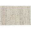 Nordal Lara Handgewebter Wollteppich 60x90 cm, Elfenbein/Grau