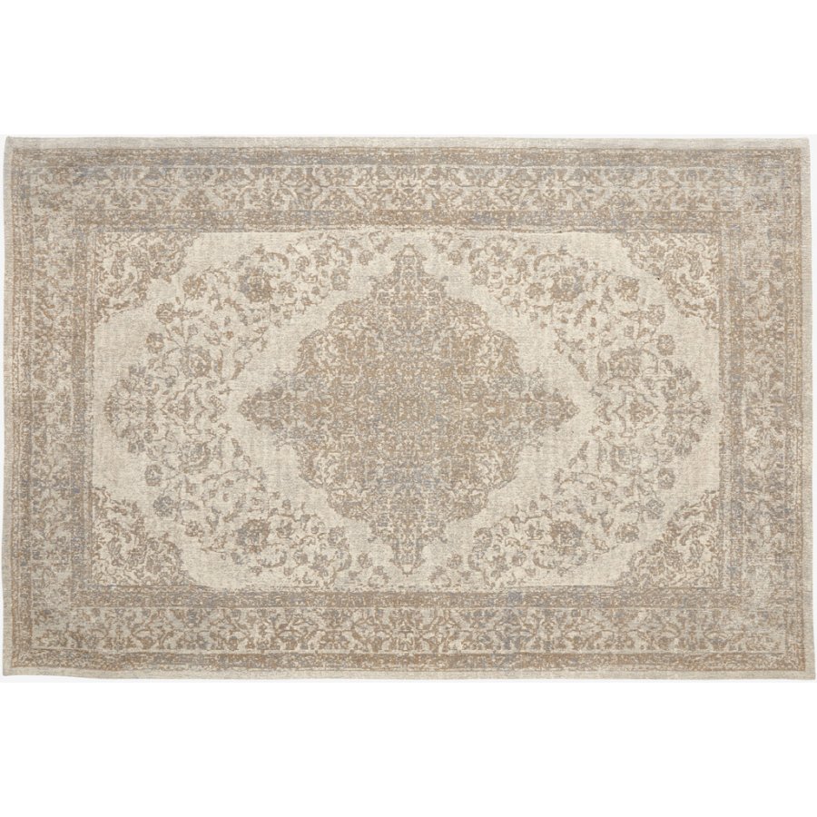 Nordal Pearl Webteppich Baumwolle 160x240 cm, Sand/Beige