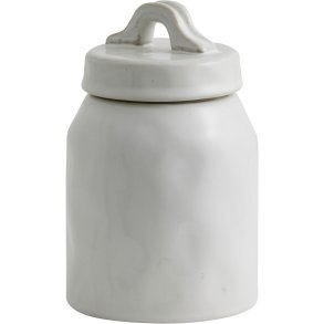 Nordal Lulo Opbevaringskrukke H17,5 cm, Hvid