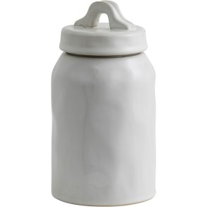 Nordal Lulo Opbevaringskrukke H20 cm, Hvid
