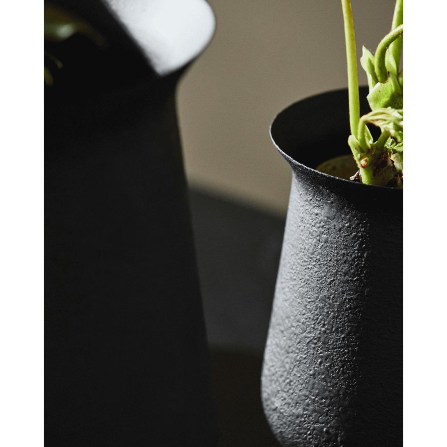 Nordal Adony Blumentopf H22cm, Schwarz