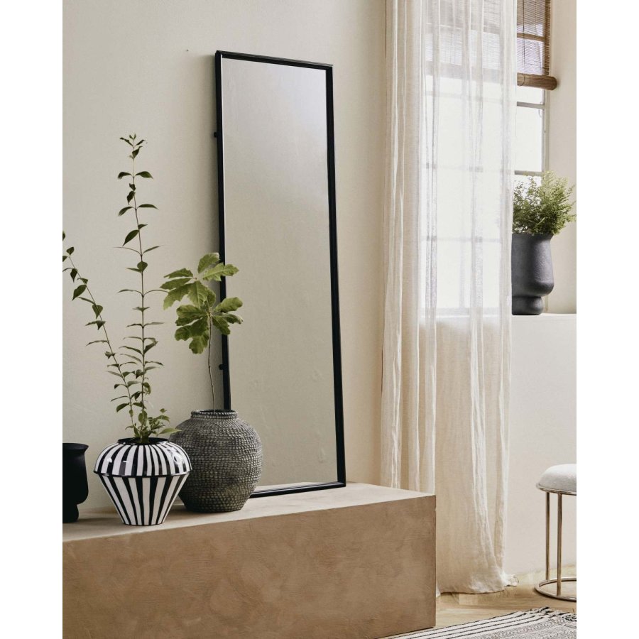 Nordal Sipura Vase H25cm, Schwarz/Wei