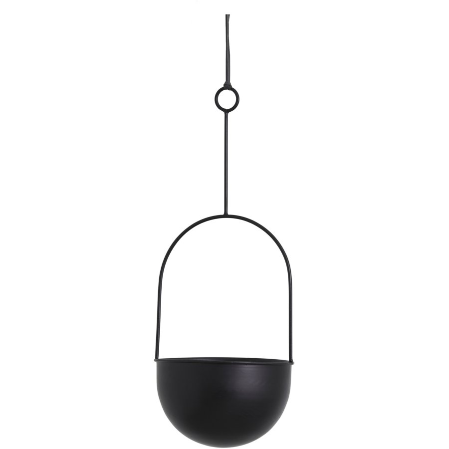 Nordal Torcello Hngeblumentopf H50 cm, Schwarz