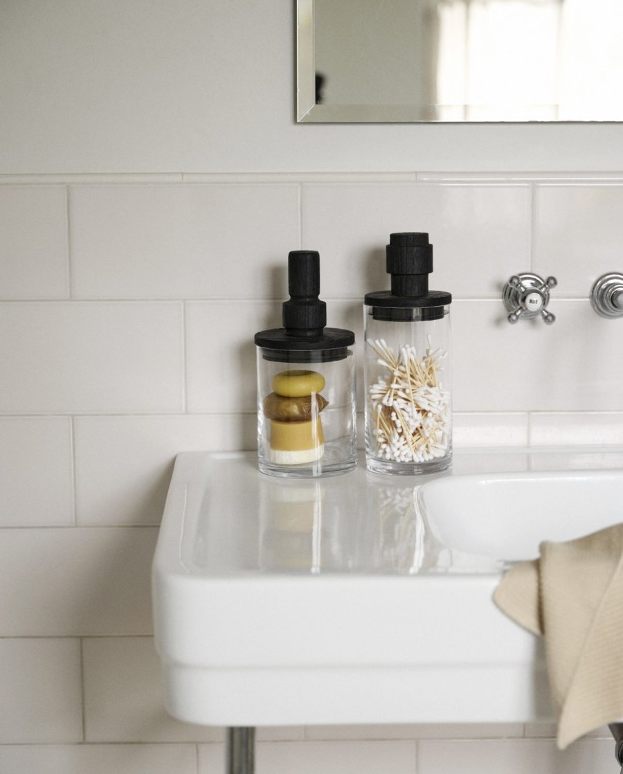 Nordal Salvie Opbevaringsglas 900 ml, Klar