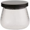 Nordal Plumsi Vorratsglas H9,5 cm, Glas/Bambus