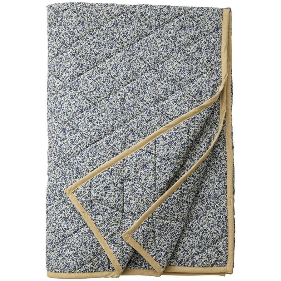 Nordal Agena Quiltet Tppe 200x140 cm, Bl/Offwhite