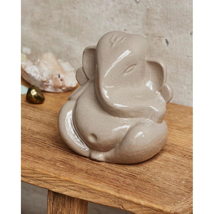 Nordal Ganesha Figur H20 cm, Beige