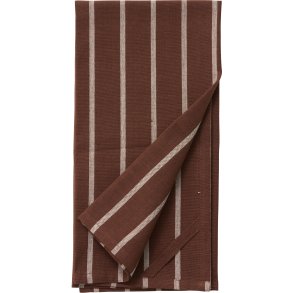Nordal Viskestykke 50x70 cm, Bordeaux/Beige
