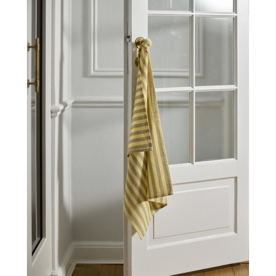 Nordal Viskestykke 50x70 cm, Gul/Beige