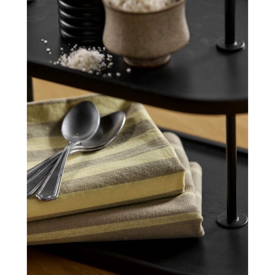 Nordal Viskestykke 50x70 cm, Gul/Beige