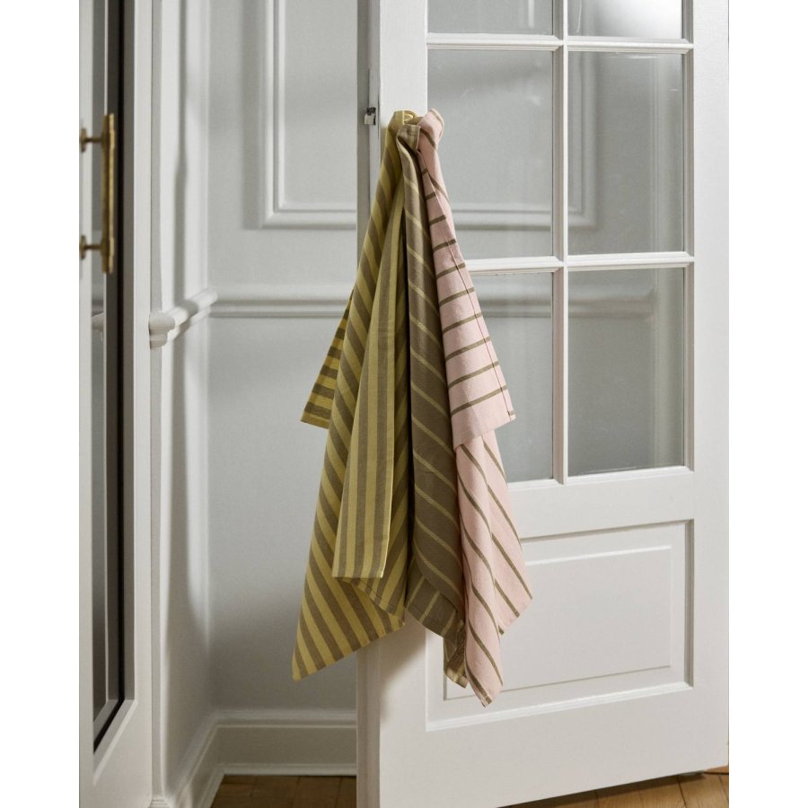 Nordal Viskestykke 50x70 cm, Gul/Beige