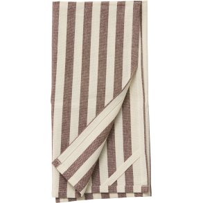 Nordal Viskestykke 50x70 cm, Beige/Bordeaux