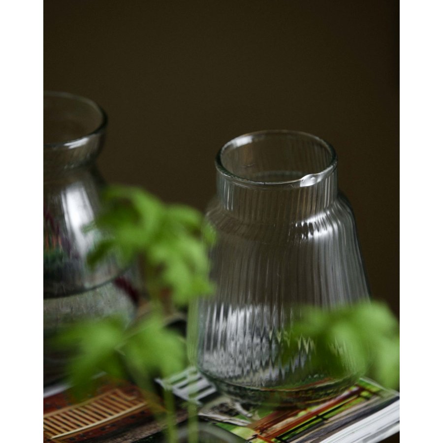 Nordal Luro Vase H11,5 cm, Klar